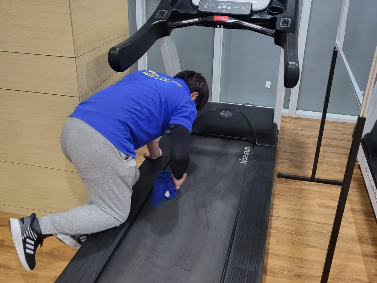 안양시 만안구 박달동 피트니스 라커 검사실 위생청소 사례 - 행진크린