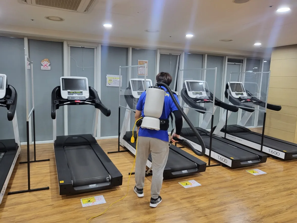 안양시 만안구 박달동 헬스장 탕비실 직원 휴게공간 위생청소 사례 - 행진크린